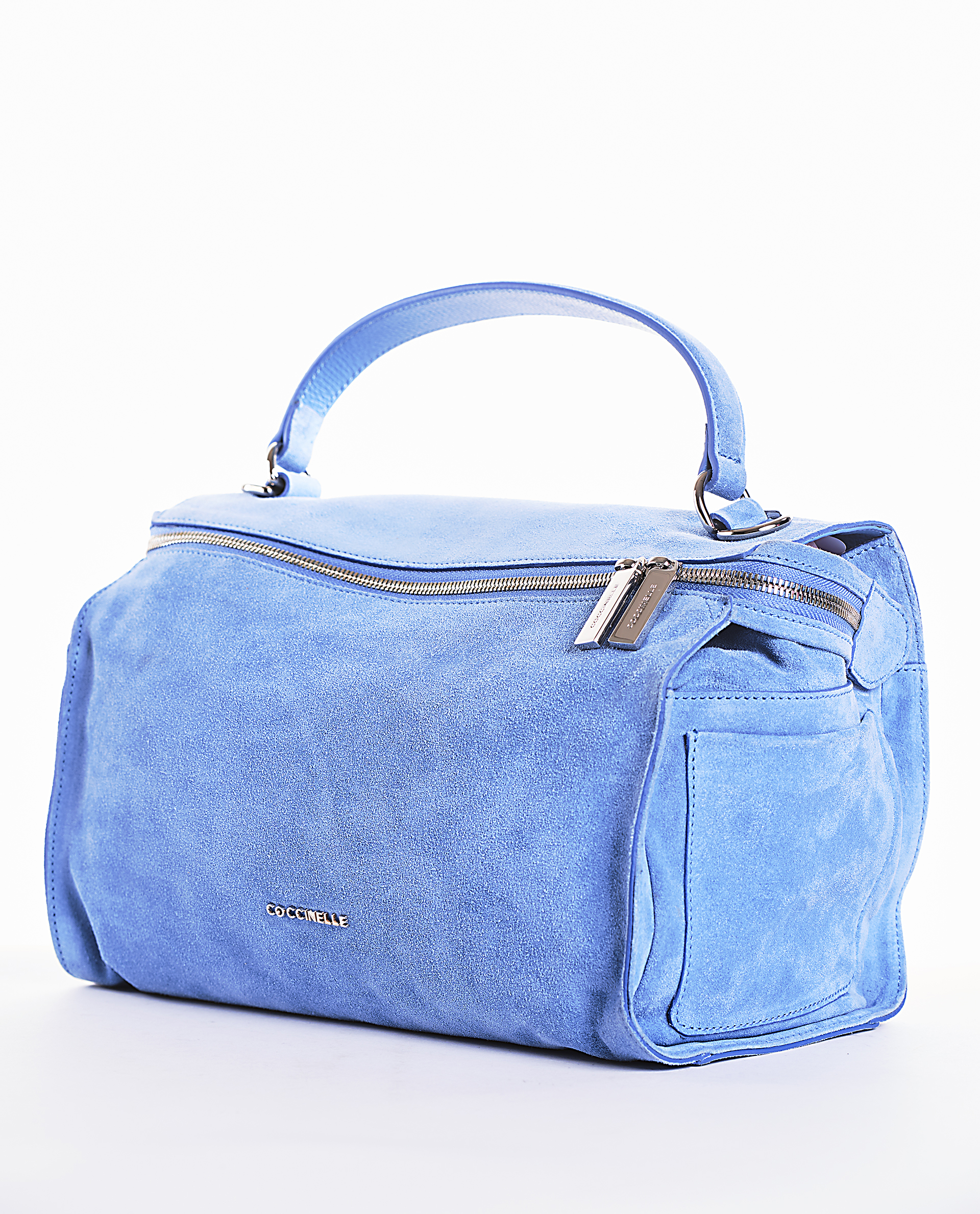 Cobalt Blue Suede Handbag